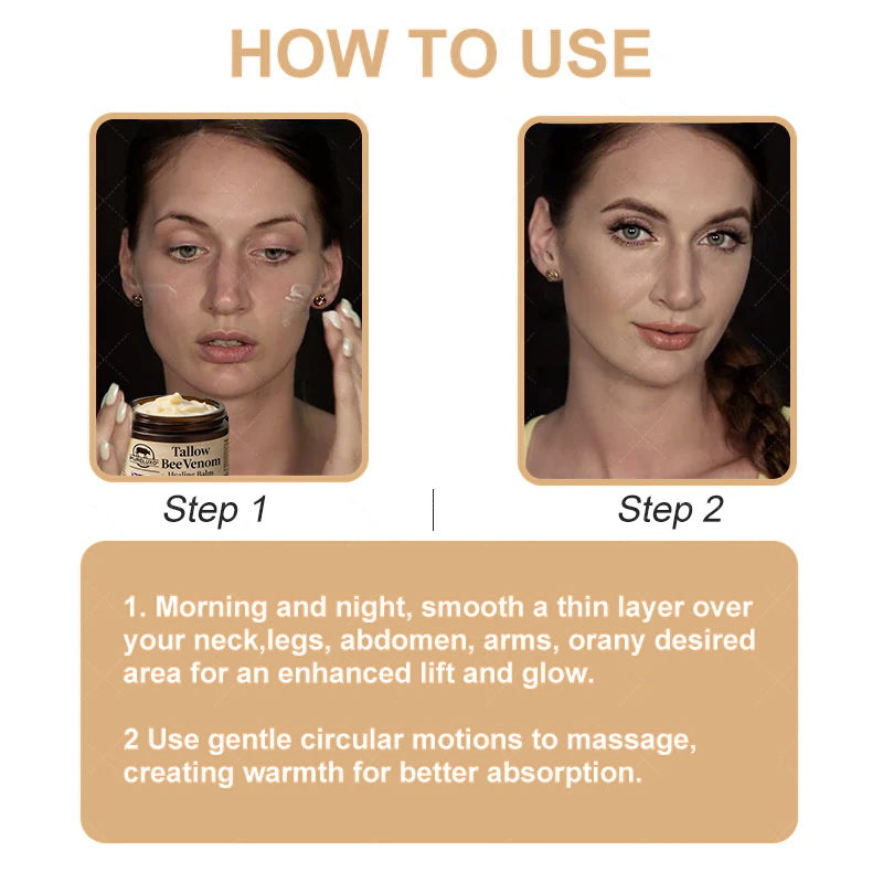 【70% OFF Wraps Up Today】Pureluxo® 🐄Tallow Bee Venom Healing Balm(Sorts Out Spots, Wrinkles & Knackered Skin — Steroid-Free)