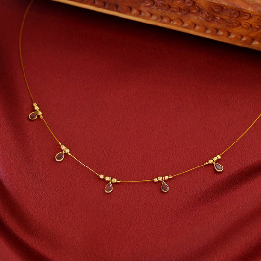 Stone Drop String Neckpiece