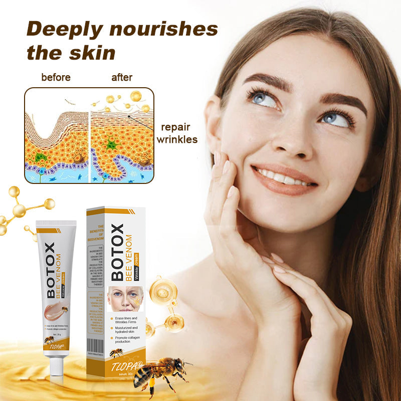 (Made and Shipped from USA) 🧑‍⚕️ TLOPA® Botox Bee Venom Wrinkle Removal Cream- LAST DAY 70% OFF🔥