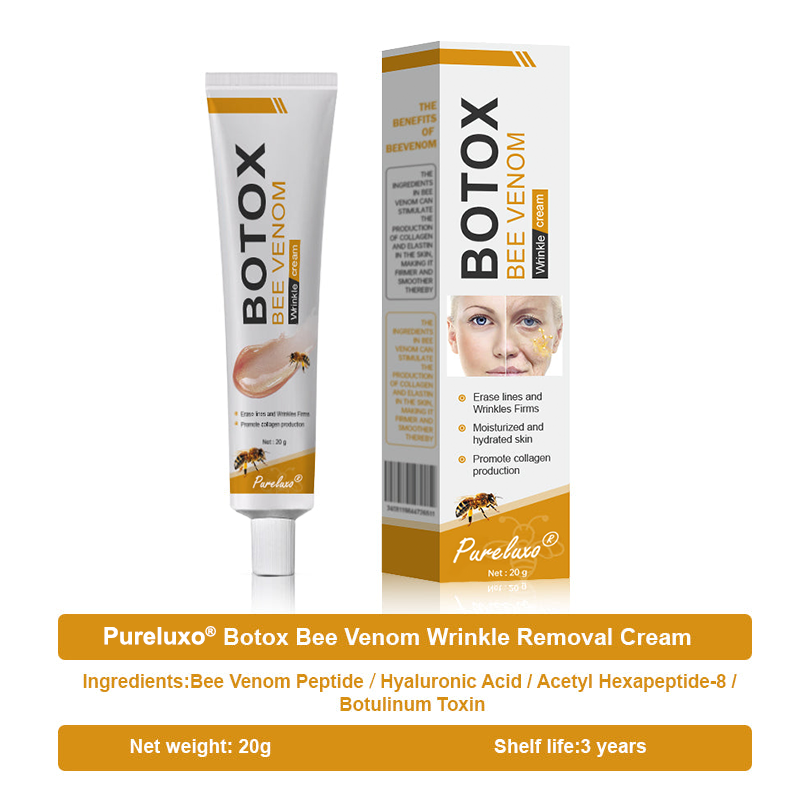 (Made and Shipped from USA) 🧑‍⚕️Pureluxo® Botox Bee Venom Wrinkle Removal Cream- LAST DAY 70% OFF🔥