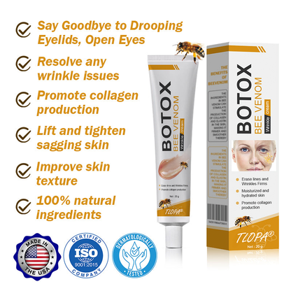 (Made and Shipped from USA) 🧑‍⚕️ TLOPA® Botox Bee Venom Wrinkle Removal Cream- LAST DAY 70% OFF🔥