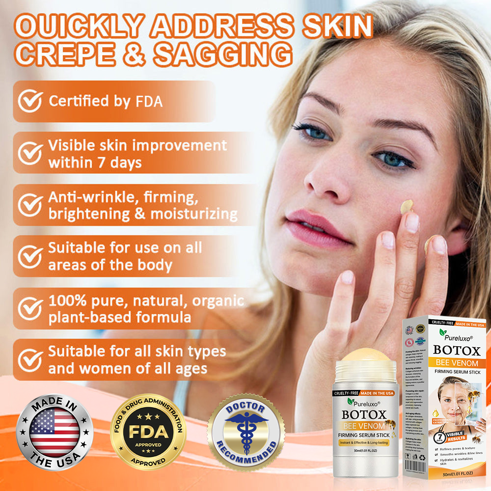 Made and Shipped from USA✨Pureluxo® Botox Bee Venom Firming Serum Stick(🔥LAST DAY 70% OFF)💄