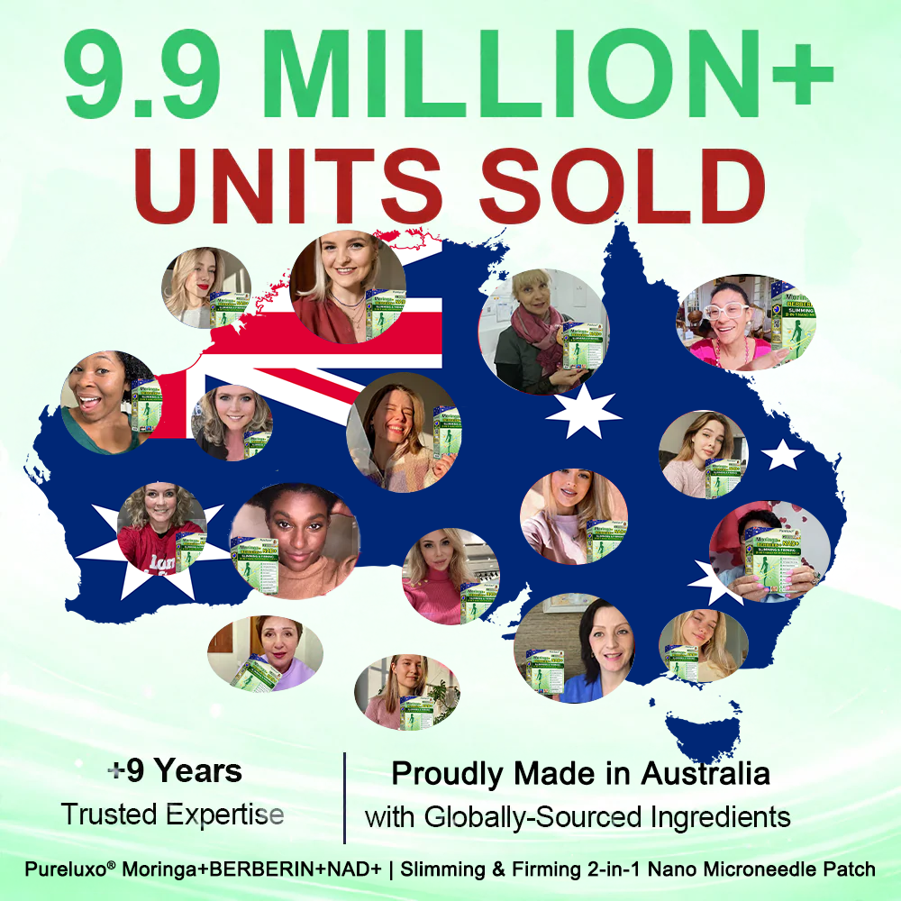 【🇦🇺𝐿𝑎𝑠𝑡 𝐷𝑎𝑦 𝑃𝑟𝑜𝑚𝑜𝑡𝑖𝑜𝑛 70% 𝑂𝐹𝐹】|𝙋𝙪𝙧𝙚𝙡𝙪𝙭𝙤® 𝑴𝒐𝒓𝒊𝒏𝒈𝒂 & 𝑩𝒆𝒓𝒃𝒆𝒓𝒊𝒏𝒆 *NAD+| Slimming & Firming 2-in-1 Nano Microneedle Patch|𝘉𝘢𝘤𝘬𝘦𝘥 𝘣𝘺 𝘴𝘤𝘪𝘦𝘯𝘤𝘦 | 10-𝗂𝗇-𝟣 𝖿𝗈𝗋𝗆𝗎𝗅𝖺 | 𝑅𝑒𝑠𝑢𝑙𝑡𝑠 𝑖𝑛 7 𝑑𝑎𝑦𝑠 ⏳