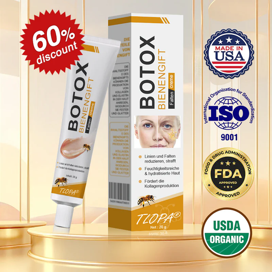 (Made and Shipped from USA) 🧑‍⚕️ TLOPA® Botox Bee Venom Wrinkle Removal Cream- LAST DAY 70% OFF🔥