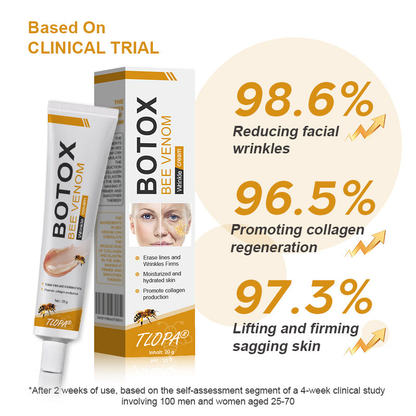 (Made and Shipped from USA) 🧑‍⚕️ TLOPA® Botox Bee Venom Wrinkle Removal Cream- LAST DAY 70% OFF🔥