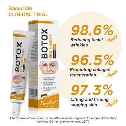 (Made and Shipped from USA) 🧑‍⚕️Pureluxo® Botox Bee Venom Wrinkle Removal Cream- LAST DAY 70% OFF🔥